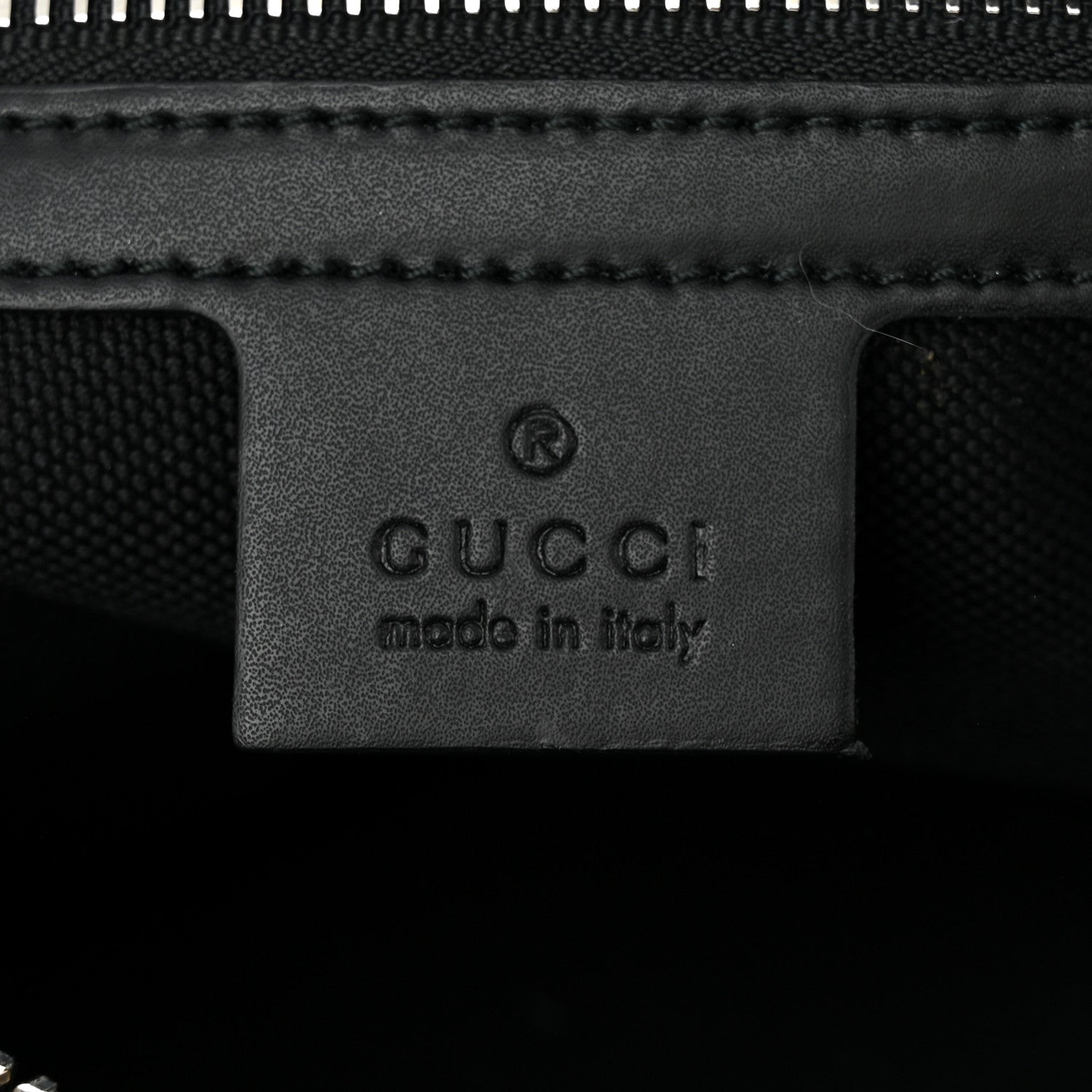 Gucci Soft GG Supreme Monogram Web Belt Bag Black Grey 6 of 11
