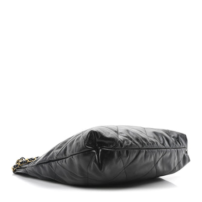 Chanel Shiny Calfskin Quilted Chanel 22 Black 5 of 11