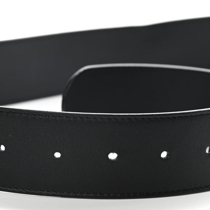 Gucci Moon Calfskin Nickel Double G 40mm Belt 90 36 Black 4 of 5