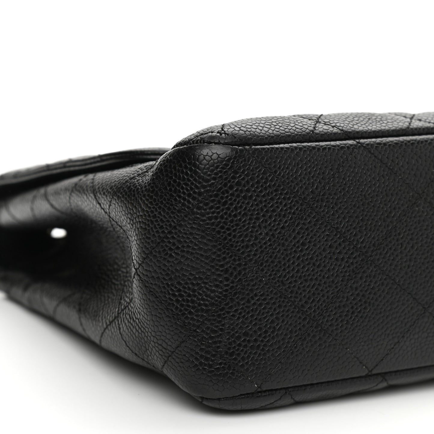 Caviar Quilted Jumbo Single Flap Black