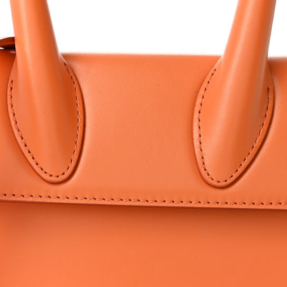 Jacquemus Smooth Calfskin Le Chiquito Moyen Orange 7 of 9