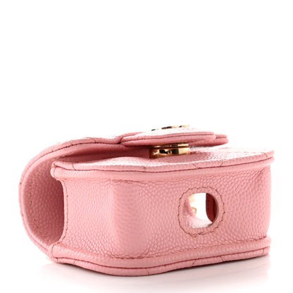 Chanel Caviar Quilted Airpods Pro Case With Chain Pink 4 of 7