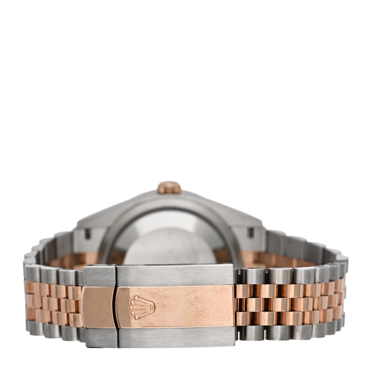 Stainless Steel 18K Everose Gold Diamond 36mm Oyster Perpetual Datejust Watch Rhodium Roman 126281RBR