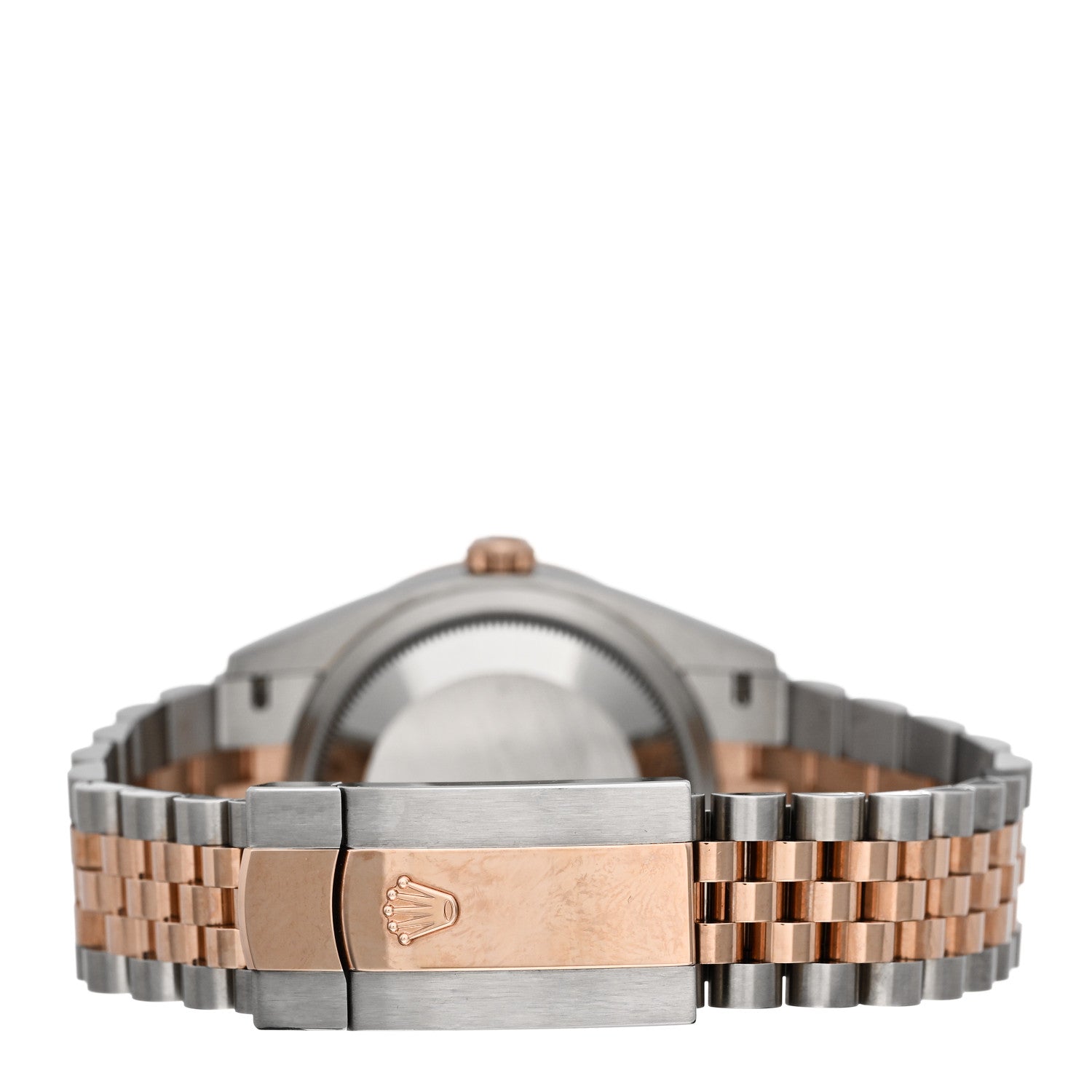 Rolex Stainless Steel 18K Everose Gold Diamond 36mm Oyster Perpetual Datejust Watch Rhodium Roman 126281RBR 3 of 4