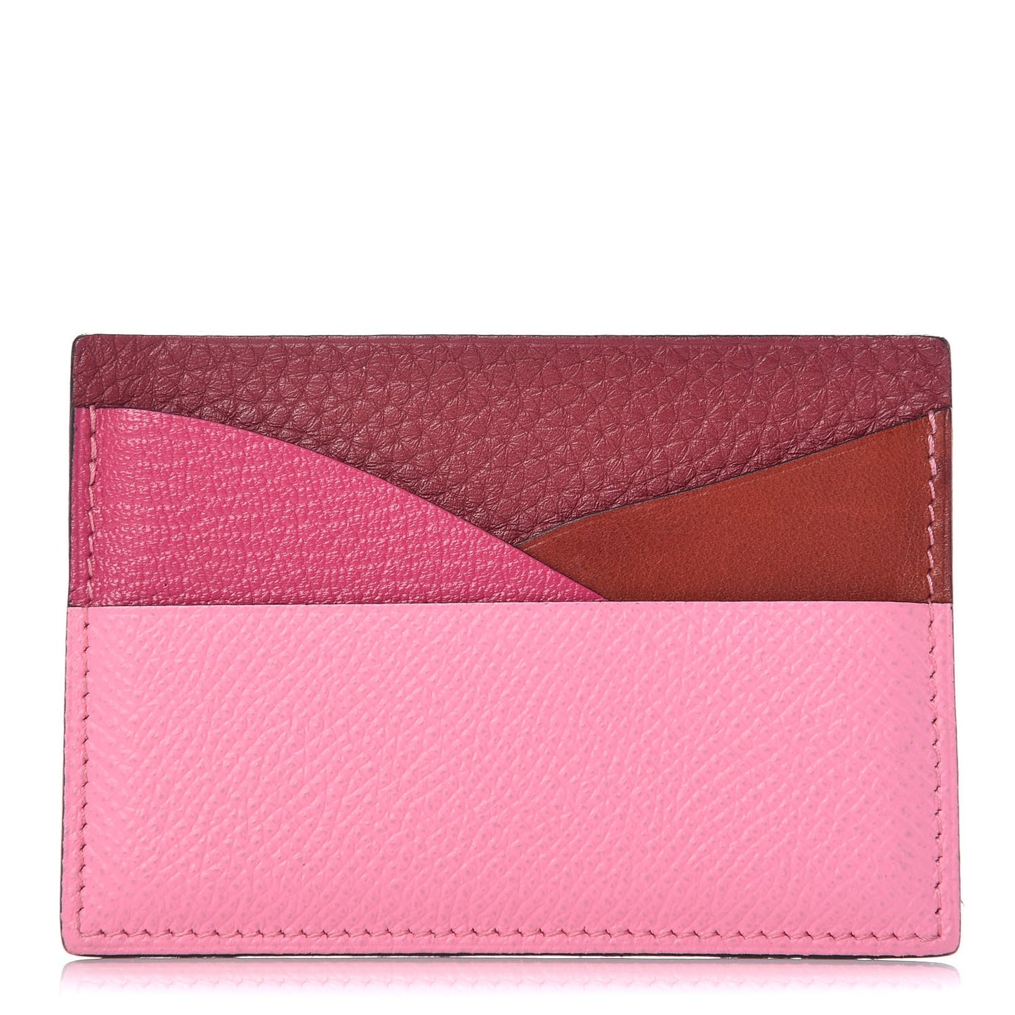 Chevre Mysore Epsom Landscape Petit H Card Case