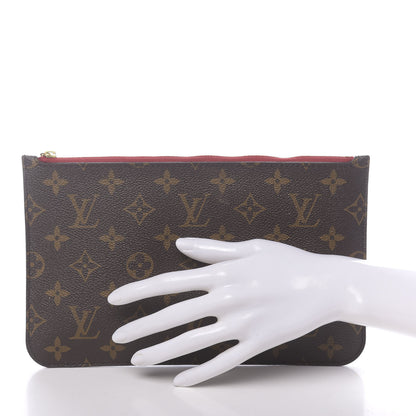 Louis Vuitton Monogram Neverfull MM GM Pochette Cherry 2 of 7