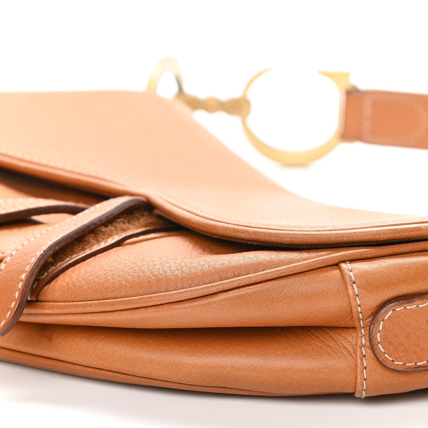 Calfskin Saddle Bag Tan