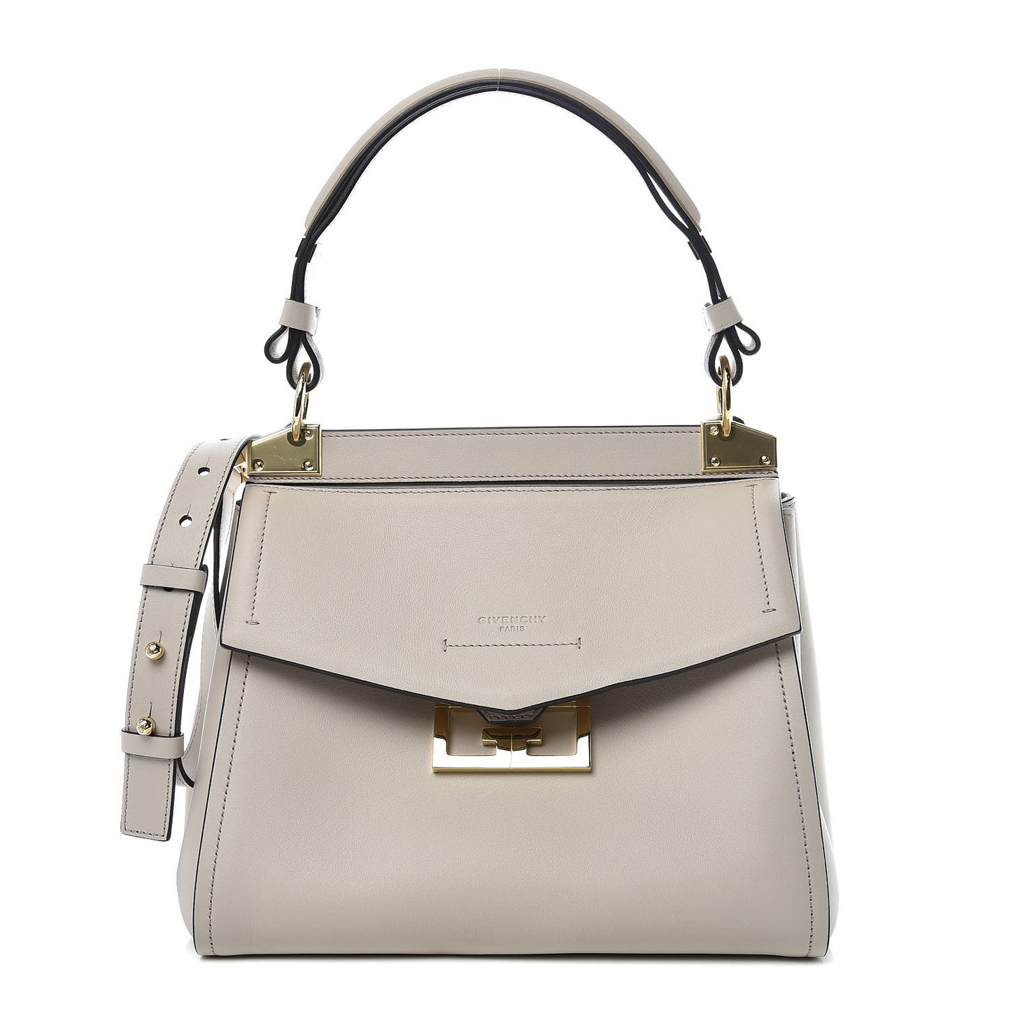 Calfskin Small Mystic Shoulder Bag Natural