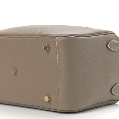 Hermes Taurillon Clemence Lindy 26 Etoupe 9 of 9