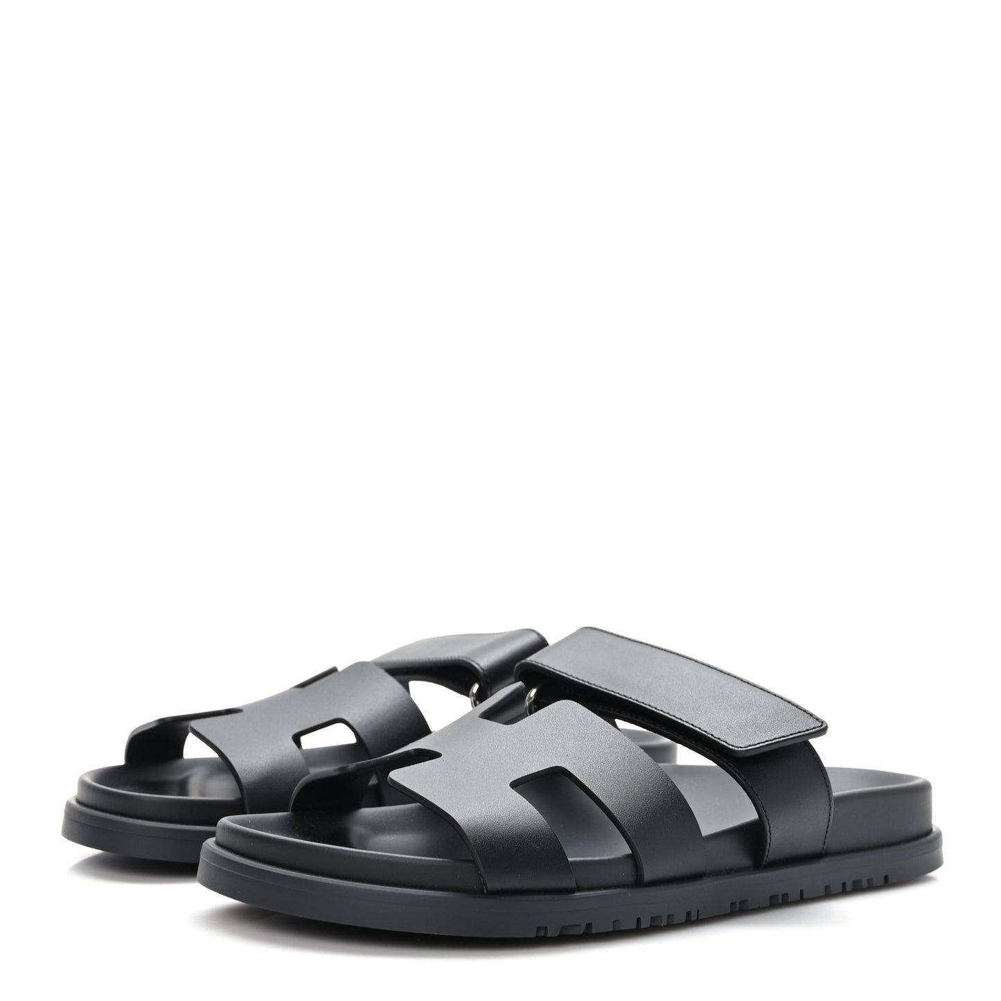 Calfskin Womens Chypre Sandals 38 Black