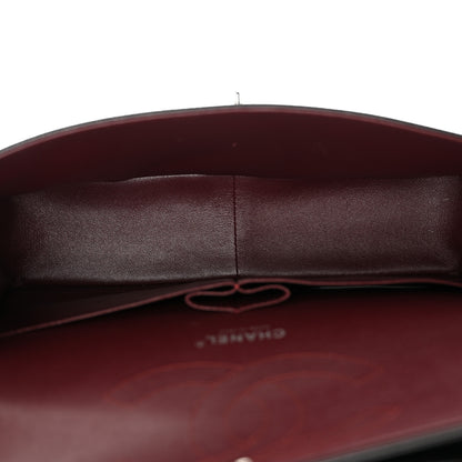 Chanel Caviar Chevron Quilted Jumbo Double Flap Black 5 of 15