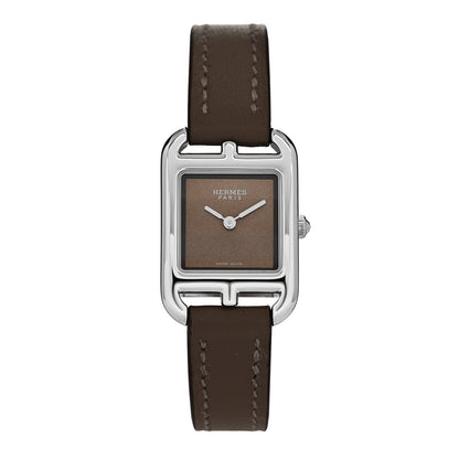Hermes Stainless Steel Swift 21mm Cape Cod Quartz Watch Etoupe 1 of 5
