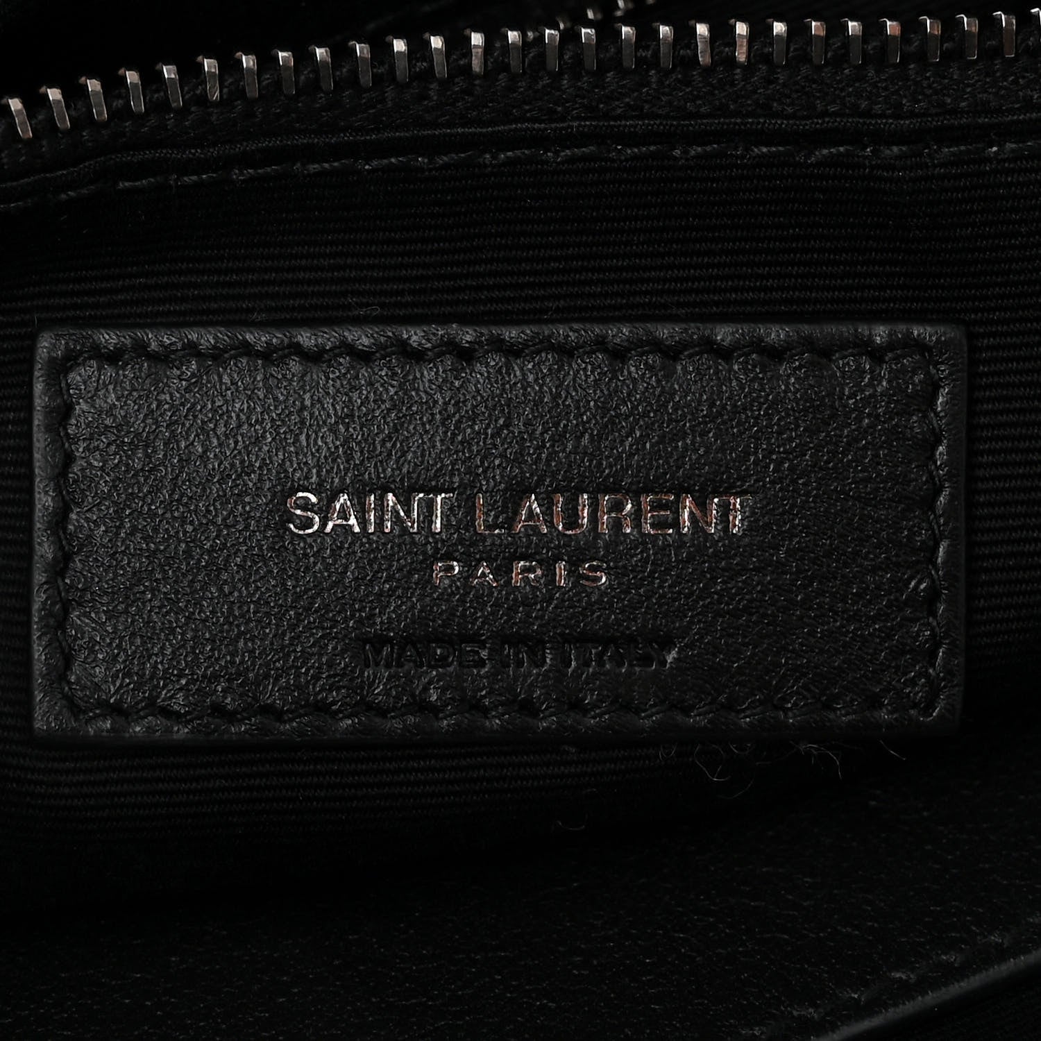 Saint Laurent Crinkled Calfskin Matelasse Monogram Medium Niki Shopper Tote Black 6 of 10