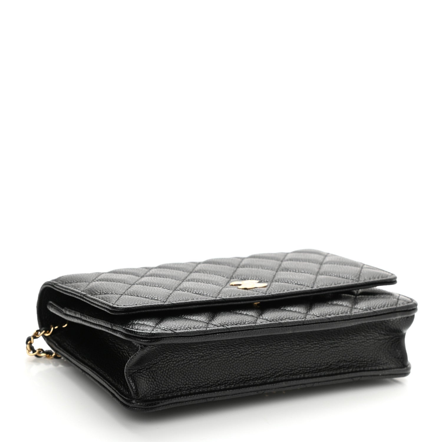 Chanel Caviar Quilted Miss Coco Wallet On Chain WOC Black 4 of 12