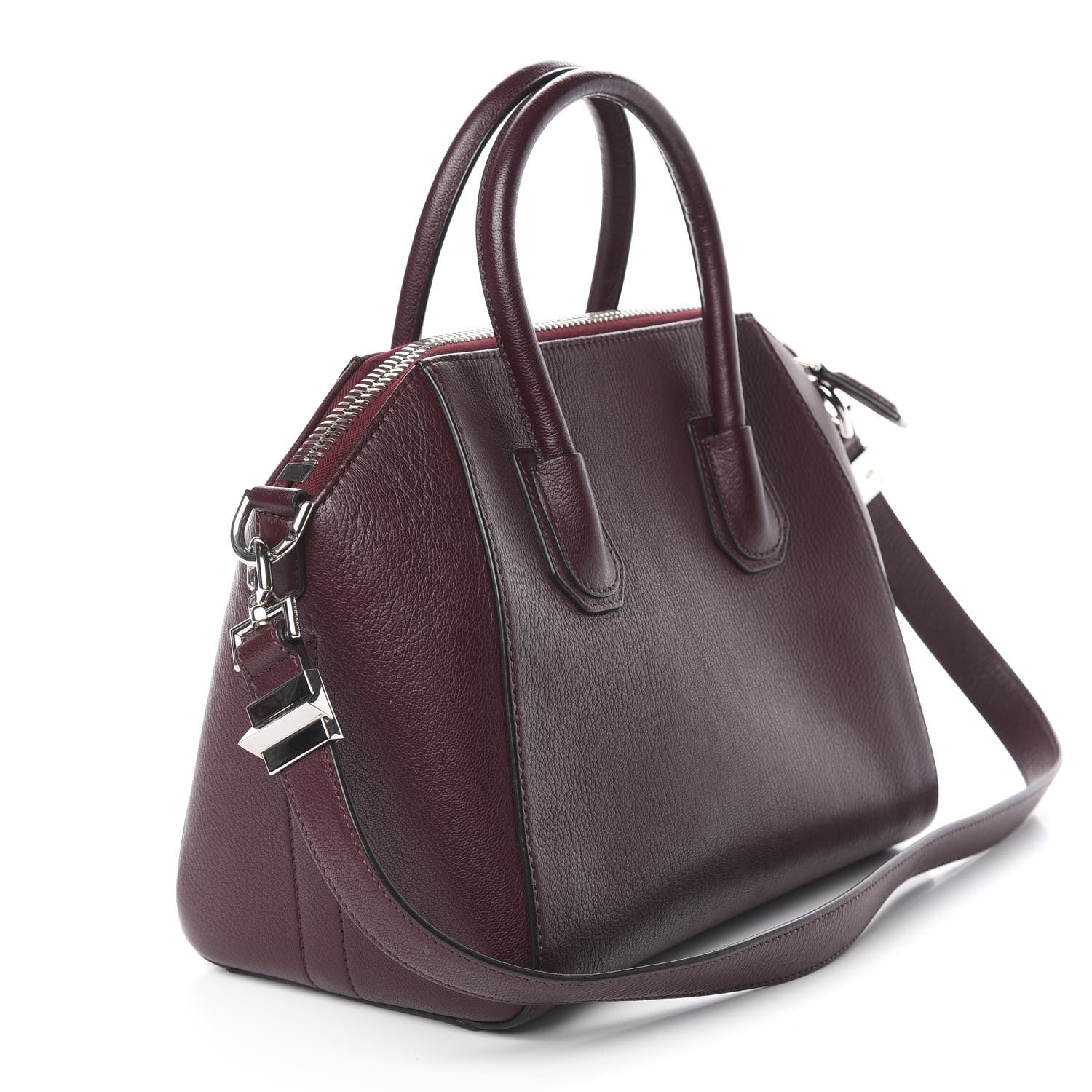 Givenchy Sugar Goatskin Small Antigona Aubergine 2 of 9