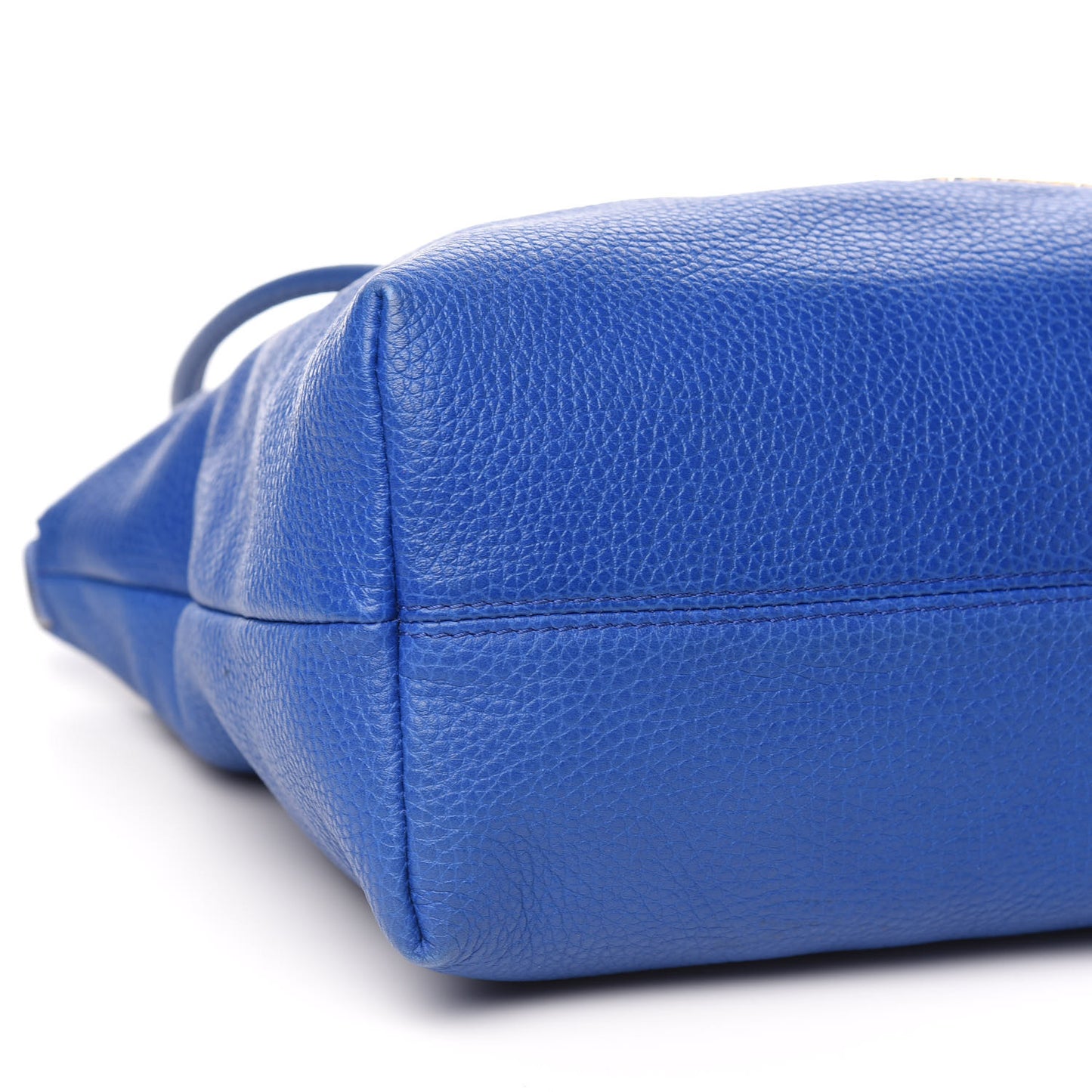 Grainy Calfskin Medium Baynard Tote Brilliant Blue