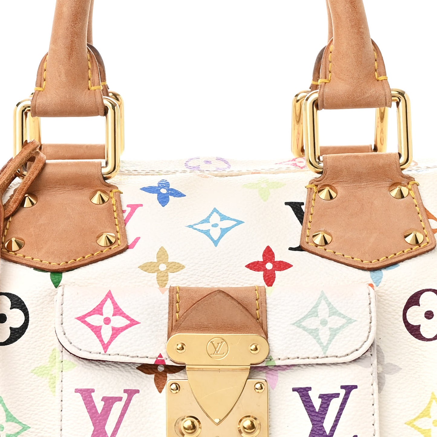 Monogram Multicolor Speedy 30 White