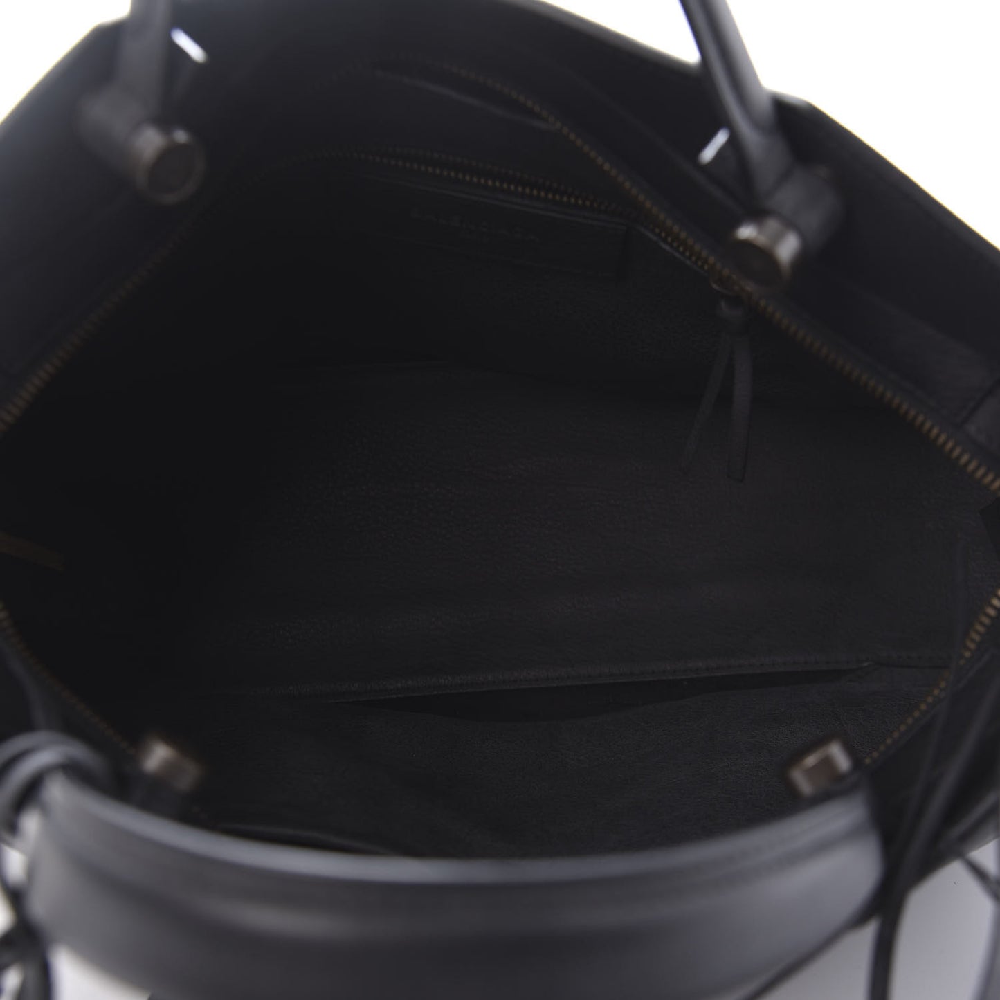 Veau Grana Perforated Blackout Hardware City Black