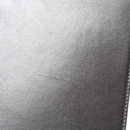 Chanel Metallic Calfskin Quilted Large Boy Flap Silver 9 of 14