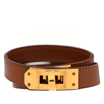Hermes Barenia Kelly Double Tour Bracelet Fauve 1 of 5