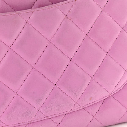 Chanel Lambskin Quilted Jumbo Double Flap Light Purple 11 of 11