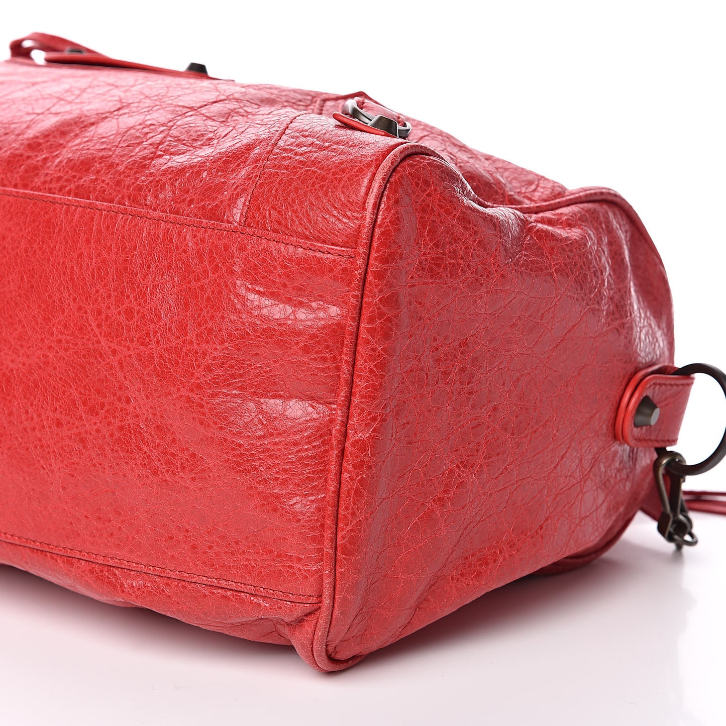 Agneau Classic Hardware Twiggy Rouge Cardinal