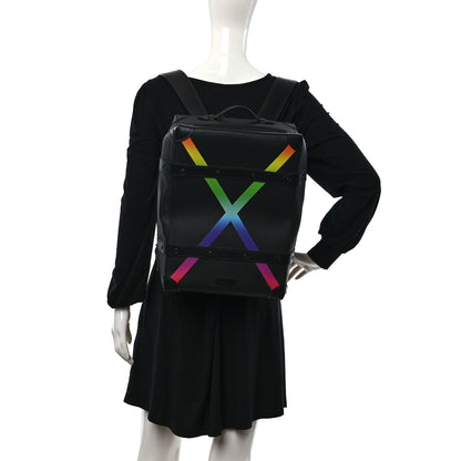 Louis Vuitton Taiga Rainbow Soft Trunk Backpack PM Black 2 of 12