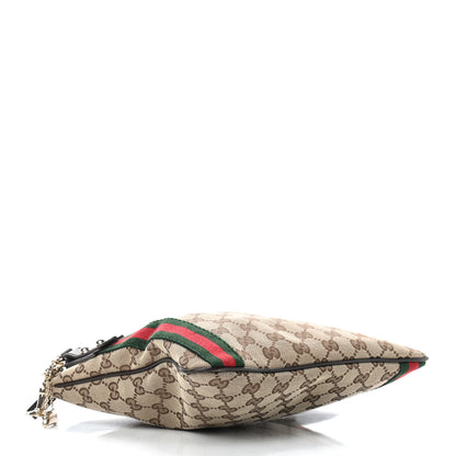 Gucci Monogram Web Jolicoeur Charms Messenger Dark Brown 4 of 9