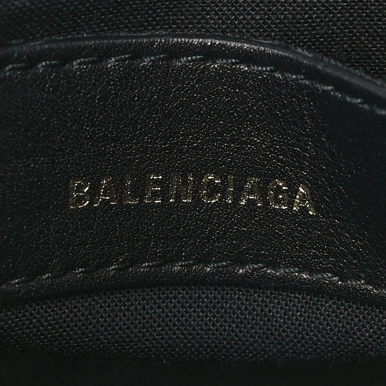 Balenciaga Calfskin Logo Print XXS Ville Top Handle Bag Black Multicolor 6 of 8