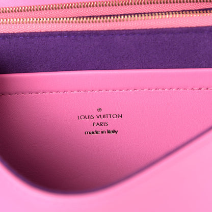 Louis Vuitton Lambskin Embossed Monogram Vuittamins Pochette Coussin Rose Violet 6 of 8