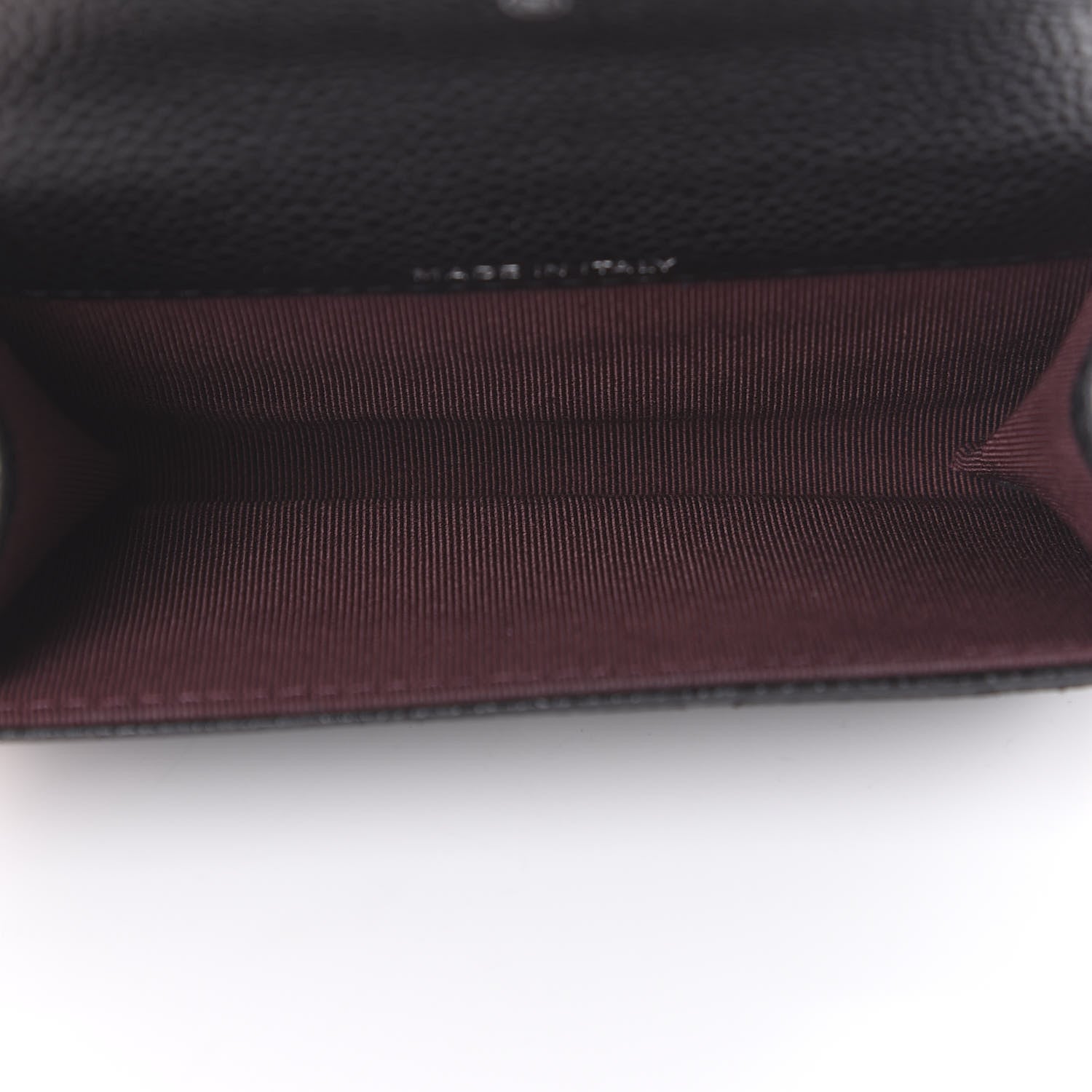 Chanel Caviar Quilted Flap Card Holder Wallet Black 4 of 7