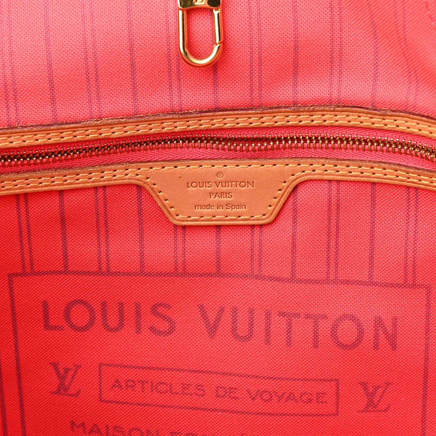 Monogram V Neverfull MM Grenade