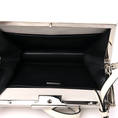Prada Saffiano City Calfskin Light Frame Bag White 5 of 12