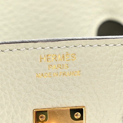 Hermes Togo Birkin 25 Gris Neve 6 of 14