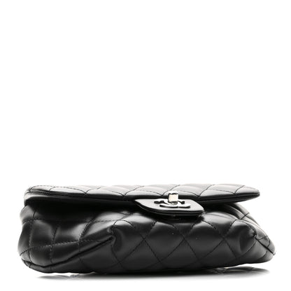 Chanel Calfskin Quilted CC Uniform Flap Belt Bag Black 4 of 10