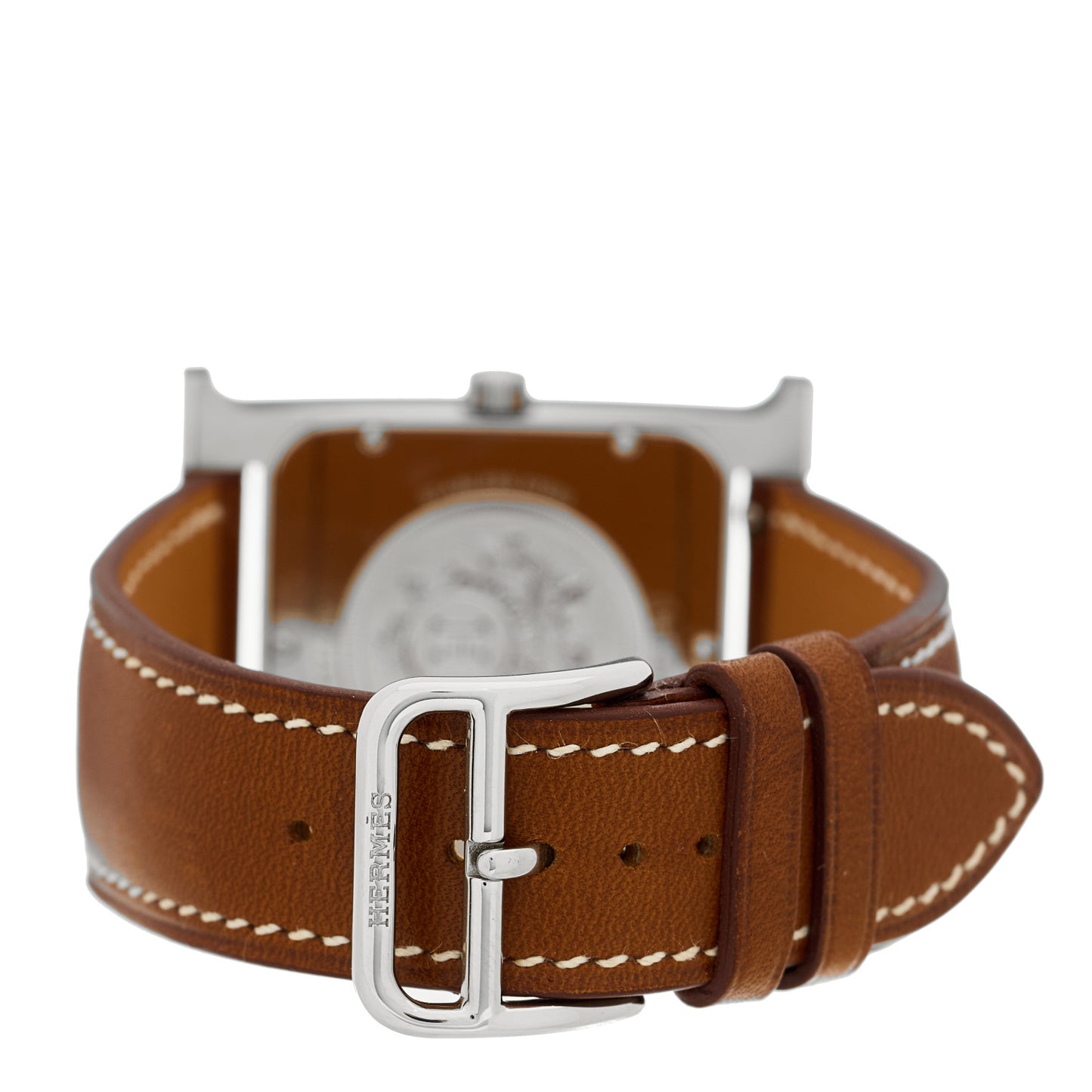 Stainless Steel Barenia 30.5mm Heure H Hour Quartz Watch Fauve