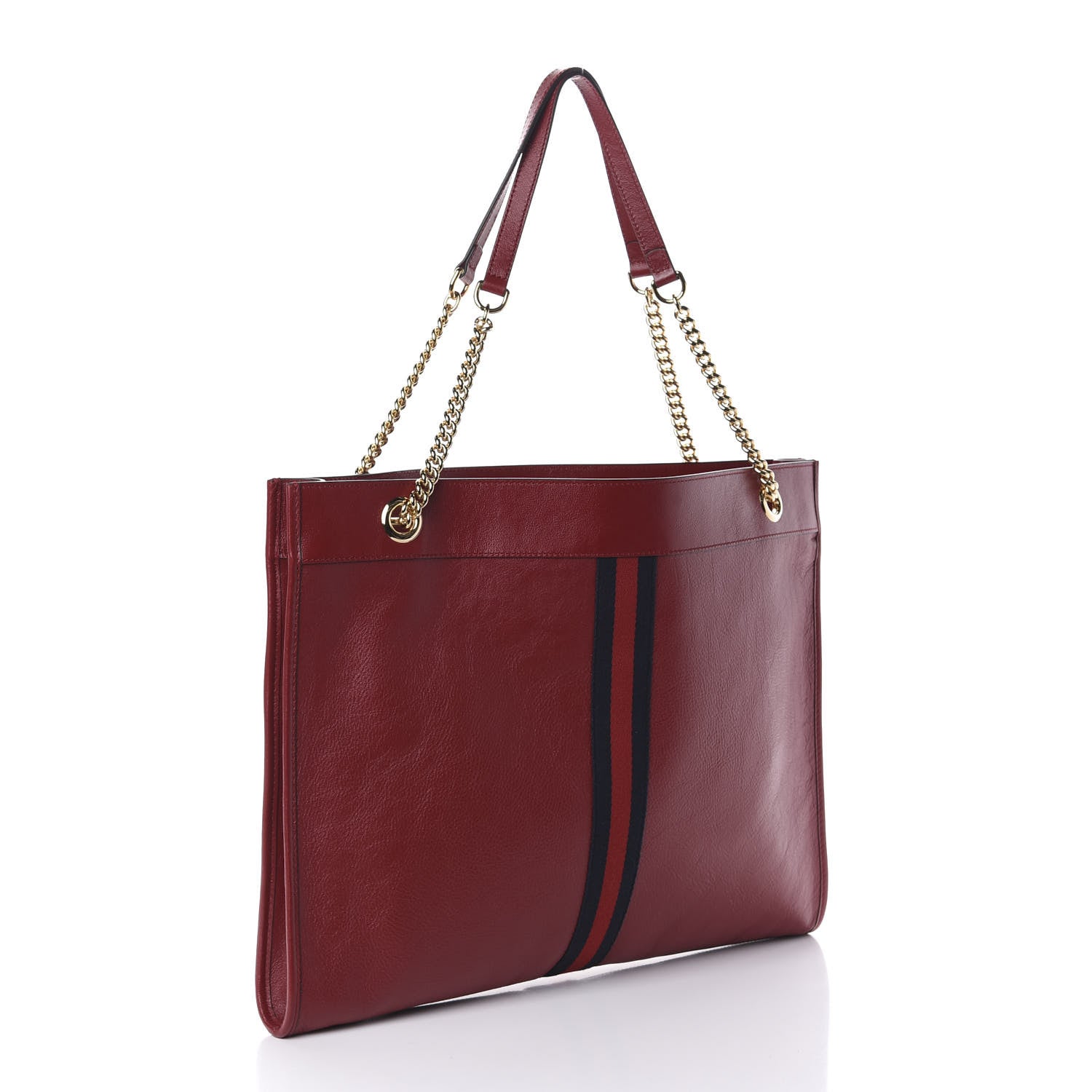 Gucci Calfskin Large Rajah Chain Tote Romantic Cherry 3 of 9