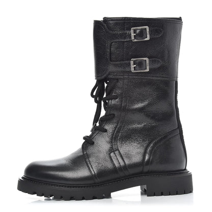 Christian Dior Calfskin Ground Low Boot 37 Black 1 of 7