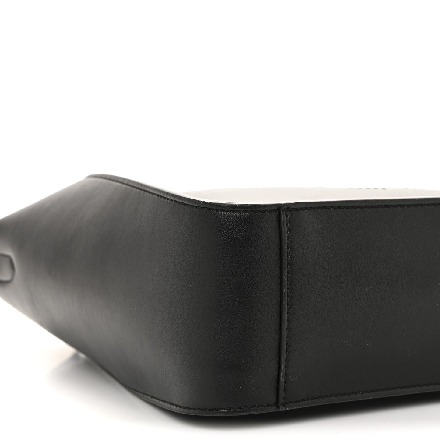 Eco Alter Nappa Perforated Logo Mini Crossbody Black