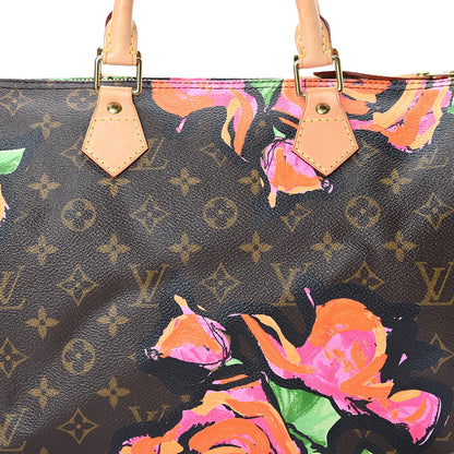 Louis Vuitton Monogram Roses Speedy 30 7 of 14