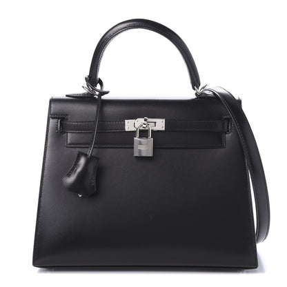 Hermes Box Kelly Sellier 25 Black 1 of 13