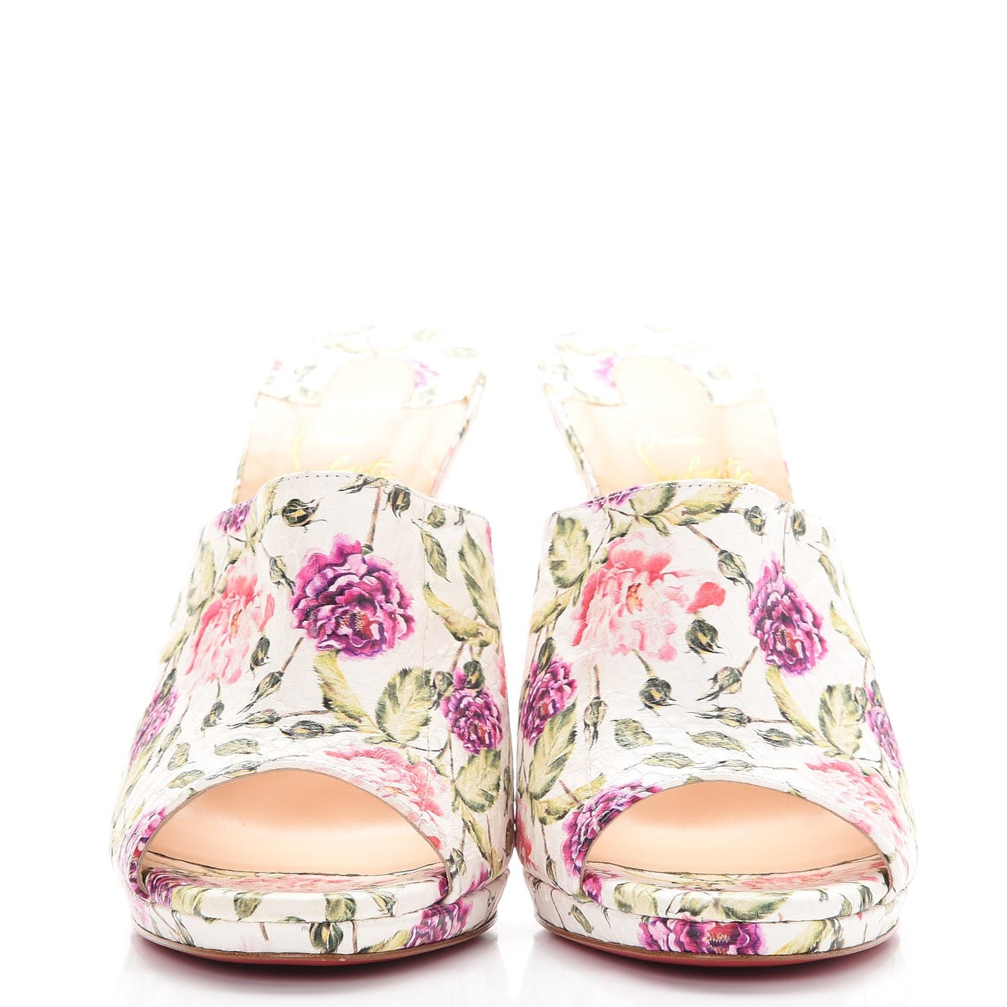 Watersnake Fiori Pigamule 120 Slide Sandals 40 Latte