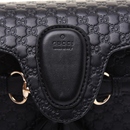 Gucci Microguccissima Mini Emily Shoulder Bag Black 13 of 14