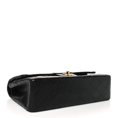 Chanel Lambskin Quilted Medium Double Flap Black 4 of 12