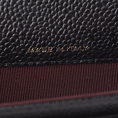 Chanel Caviar Quilted Flap Card Holder Black 7 of 9