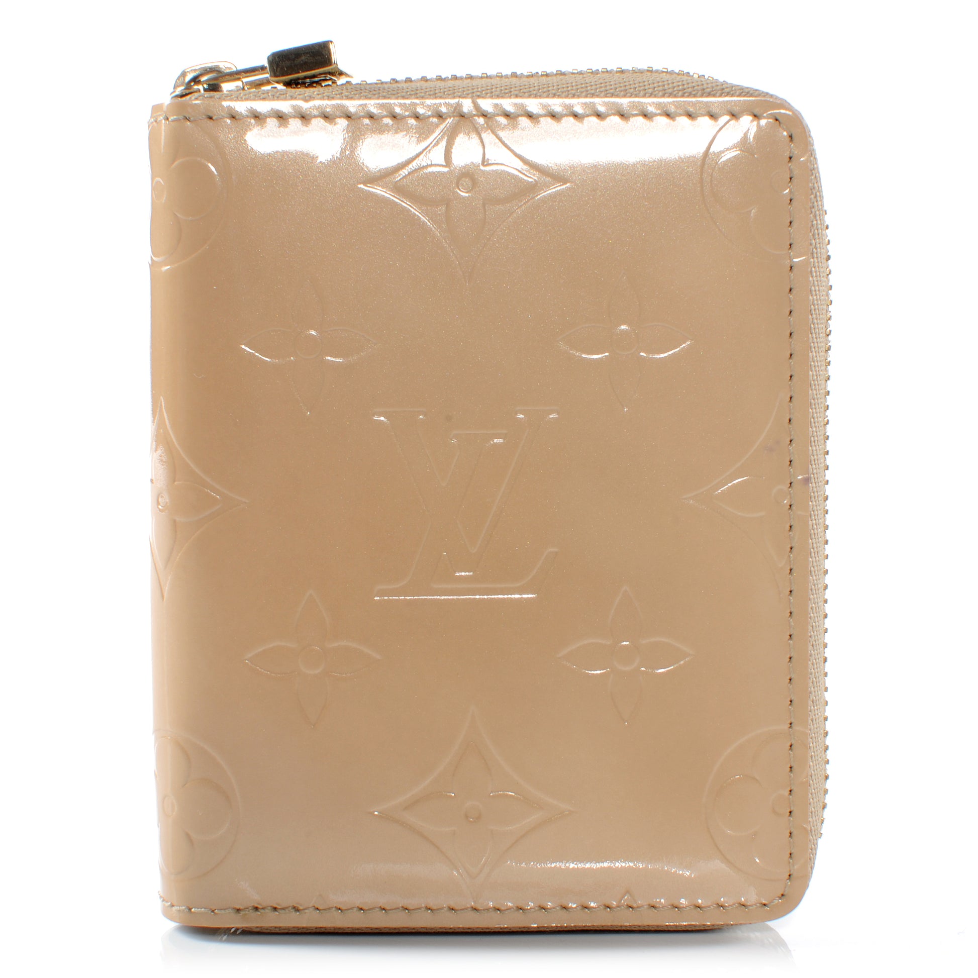 Louis Vuitton Vernis Broome Zip Wallet Beige 1 of 6