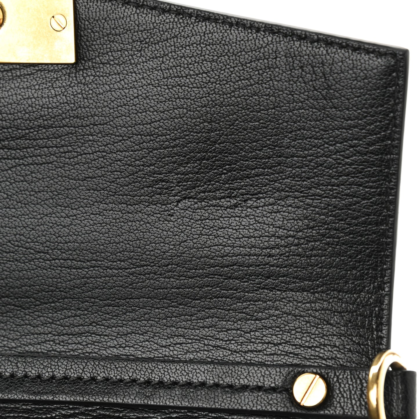 Goatskin Suede Small GV3 Shoulder Bag Black
