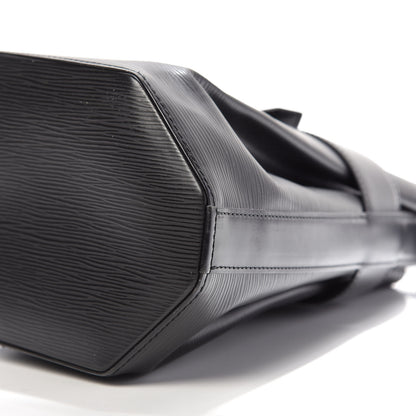 Louis Vuitton Epi Sac D'Epaule Black 7 of 9