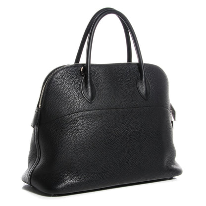 Hermes Taurillon Clemence Bolide 35 Black 12 of 18