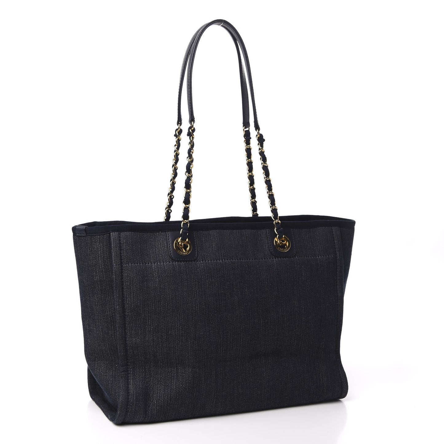 Denim Small Deauville Tote Dark Blue